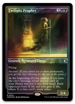 Twilight Prophet (Foil Etched) #524 (NM) Commander Masters CMM Magic MTG - Image 1