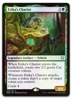 Esika's Chariot #169 (Foil) (NM) Kaldheim KHM Magic MTG - Image 1