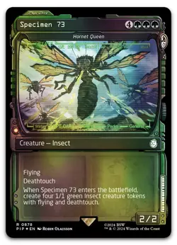 Specimen 73 - Hornet Queen (Showcase) (Surge Foil) #878 NM Fallout PIP Magic MTG - Image 1