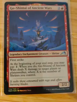 MTG Go-Shintai of Ancient Wars (FOIL) 144 Kamigawa: Neon Dynasty M/NM - Image 1