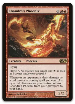 Chandra's Phoenix #134 (NM) Magic 2014 M14 Magic MTG - Image 1