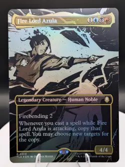 Fire Lord Azula (Showcase) FOIL: Avatar ATLA MTG (NM) - Image 1