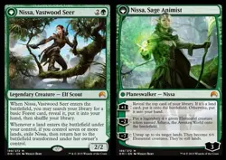 1x Nissa, Vastwood Seer Heavy Play MTG Magic - Kid Icarus - - Image 1