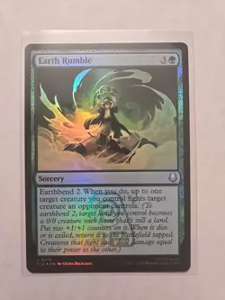 Earth Rumble (Foil) - Avatar - NM - Uncommon - Sorcery - MTG - Image 1