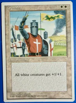 1 BANNED MTG Magic The Gathering Crusades | Fourth Edition 4ED | NM - Image 1