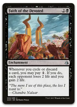 Faith of the Devoted #90 (NM) Amonkhet AKH Magic MTG - Image 1