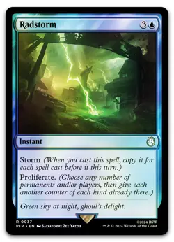 Radstorm #37 (Foil) (NM) Fallout PIP Magic MTG - Image 1