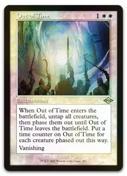 Out of Time (Retro Frame) #383 (Foil) (NM) Modern Horizons 2 MH2 Magic MTG - Image 1