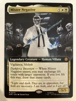 MTG - Mister Negative - Regular Extended Art Mythic #274 - Spider-Man NM - Image 1
