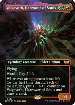 Valgavoth, Harrower of Souls (Borderless) M Commander: Duskmourn FOIL - Image 1