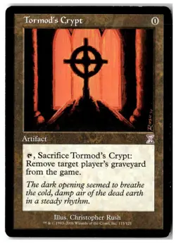 MTG Tormod's Crypt - Timeshifted Moderately Played English - Image 1