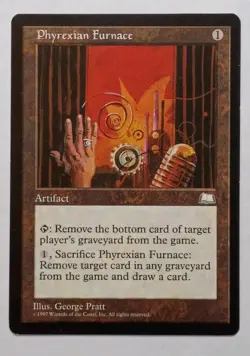 MTG - Phyrexian Furnace - Weatherlight - Regular Uncommon - Graveyard Hate - Image 1