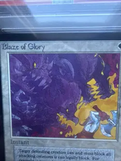 WOTC MTG Blaze of Glory 1993 CE PSA 9 Magic: the Gathering 🤠 - Image 2