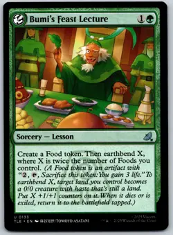Bumi's Feast Lecture U Avatar: The Last Airbender: Eternal-Legal 133 NM - Image 1