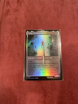 MTG Aang, Destined Savior FOIL Factory Misprint Ink Smear Error Rare - Image 1