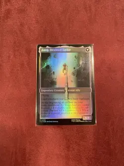 MTG Aang, Destined Savior FOIL Factory Misprint Ink Smear Error Rare - Image 2