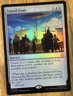 MTG Avatar: The Last Airbender, United Front - Foil - Image 1
