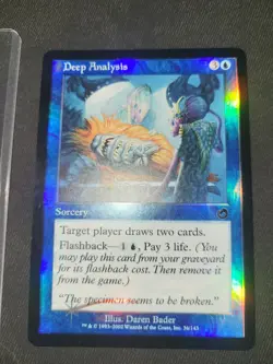 FOIL Deep Analysis Torment EX Mtg Magic The Gathering - Image 1