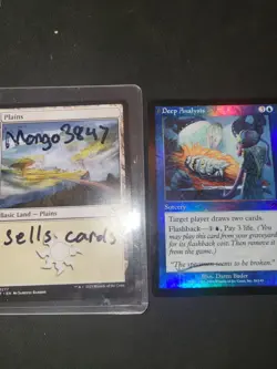 FOIL Deep Analysis Torment EX Mtg Magic The Gathering - Image 3