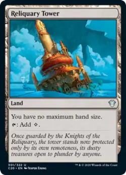 1x Reliquary Tower - Commander 2020 - Near Mint, English - MTG! - Image 1