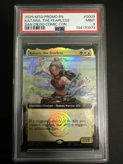 2025 MTG PROMO SAN DIEGO COMIC CON 2025 #0003 KATARA THE FEARLESS PSA 9 Magic - Image 1
