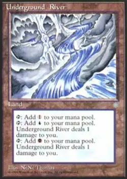 1x Underground River Heavy Play MTG Magic - Kid Icarus - - Image 1
