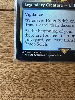 Magic MTG Final Fantasy - Emet-Selch, Unsundered / Hades EXTENDED ART FOIL 483 - Image 2