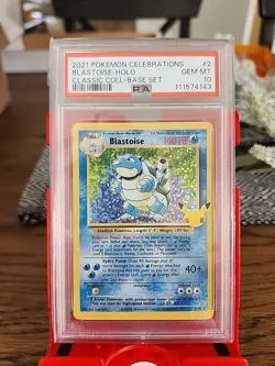 Blastoise - Celebrations - 2/102 - Pokemon TCG - PSA 10 - Holo Rare - Image 1