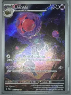 Pokemon TCG Rabsca 215/193 SV02 Paldea Evolved Holo Illustration Rare 70 HP Eng. - Image 1