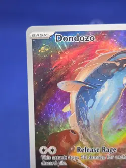 Pokemon SV01 Scarlet & Violet Base Set Dondozo 207/198 lllustration Rare IR NM - Image 3