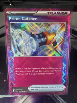Pokemon TCG Prime Catcher Scarlet Violet Temporal Forces 157/162 Ace Spec Rare - Image 1