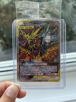 Pokemon TAG TEAM GX Moltres Zapdos Articuno SM210 Promo Holo in plastic ￼ - Image 1