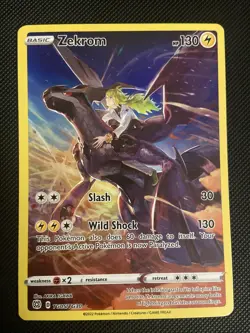 Pokemon Zekrom TG05/TG30 Swsh09: Brilliant Stars Trainer Gallery Holo MINT - Image 1