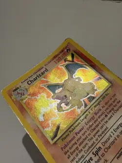 Pokemon TCG Charizard 4/102 Base Set Unlimited Holo Rare Vintage WOTC - Image 4