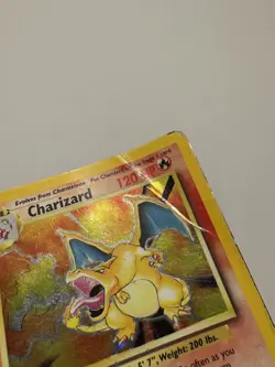 Pokemon TCG Charizard 4/102 Base Set Unlimited Holo Rare Vintage WOTC - Image 5