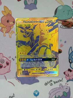 Pokemon TCG - Pikachu & Zekrom GX SM248 - Sun Moon Promos Tag Team Alt - N/M #2 - Image 1