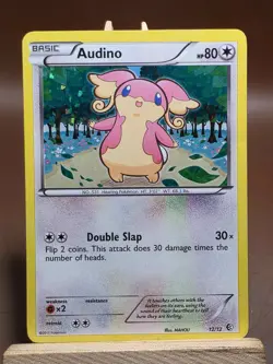 MP Pokemon TCG Audino McDonalds Promos 12/12 Holo Promo - Image 1