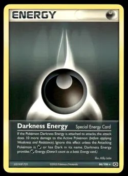 Pokemon TCG Emerald #86/106 Darkness Energy (Special) LP - Image 1