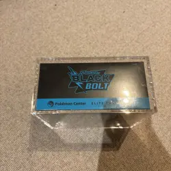 Black Bolt Elite Trainer Box ETB & Acrylic Case Pokemon Centre PKC Sealed - Image 2