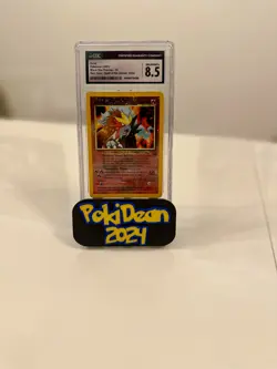 Pokemon Entei Black Star Promo #34 - 2001 Vintage Holo - CGC 8.5 Slab - Image 1