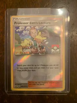 Pokemon Professor Elm's Lecture - (League Challenge) [1st Place] 188A/214 - Image 5