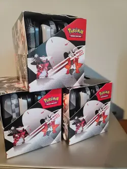 Pokemon TCG Unova Mini Tin Display Box Black Bolt White Flare, 8 Tins (No Packs) - Image 2