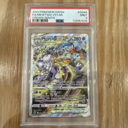 PSA 9 Mewtwo VSTAR 2023 Pokemon Crown Zenith GG44/GG70 Ultra Rare Holo - Image 1