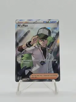 N's Plan Ultra Rare 163/086 Pokemon Black Bolt - Image 1