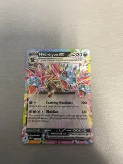 Pokemon TCG Hydreigon EX 119/1912024 Ultra Rare Full Art Holo Surging Sparks - Image 1