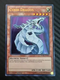 Yugioh Cyber Dragon DUSA-EN057 Ultra Rare 1st Ed VLP - Image 1