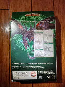 Yu-Gi-Oh! 2005 Structure Deck Dragon's Roar English 1st Edition Yugioh [Sealed] - Image 2