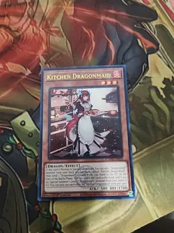 Kitchen Dragonmaid Emblazoned Ultra Rare - BLMM-EN058 1ST ED NM Yugioh - Image 1