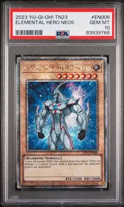 Elemental HERO Neos PSA 10 - TN23-EN006 - Quarter Century Secret Rare - Yugioh - Image 1