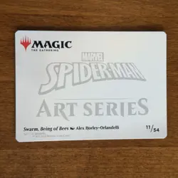 Spider-Man MTG Magic The Gathering Art Series Card 11/54 Swarm Being of Bees - Image 2